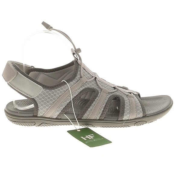 NWT Hike Footwear HF Gray Healthy Freedom Bare Sandals Size 9- 9.5 W w/Dust Bag - Picture 1 of 4